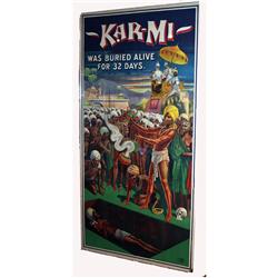 Lithograph Kar-Mi Buried Alive