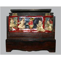 Musical Novelty Box - Three Dancing Dolls