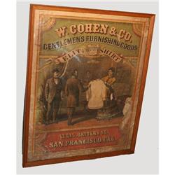Lithograph - W. Cohen & Co., Gentlemen’s Furnishing