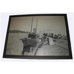 Print - Fitting Out at Bayles Dock