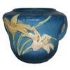 Image 1 : Roseville Pottery Pot - 6" Zephyr Lily
