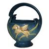 Image 1 : Roseville Pottery Basket w/ Handle - 7" Zephyr Lily