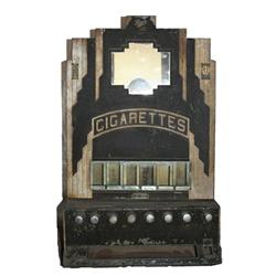 Cast Iron Cigarette Machine Deco