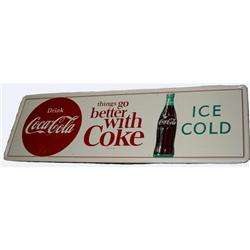 Coca-Cola Tin Adv. Sign