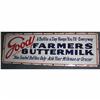 Image 1 : Porcelain Adv. Sign - Farmers Buttermilk