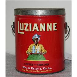 Luzianne Coffee Tin Bucket