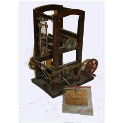 Patent Model - Bronzing Machine