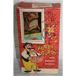 Tin Toy Hurdy Gurdy