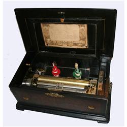 Cylinder Music Box - Two Dancing Dolls