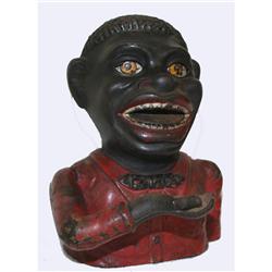 Jolly –---- Mechanical Cast Iron Bank J&E Stevens Co.