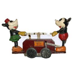 Lionel Mickey Mouse Hand Car Wind-up Toy