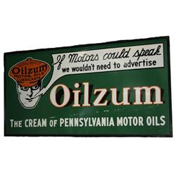 Tin Adv. Sign - Oilzum