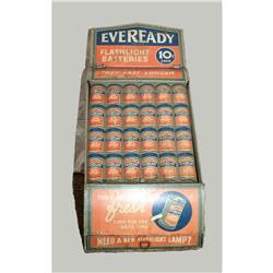 Eveready Flashlight Batteries Display
