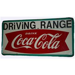 Adv. Sign Driving Range Drink Coca Cola