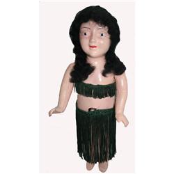 Hula Doll - Green Skirt