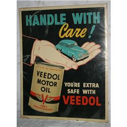 Adv. Sign - VeeDol Motor Oil