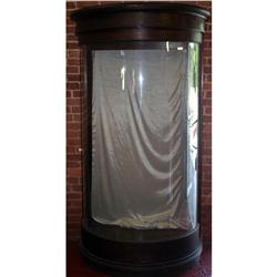 Large Bow Front Display Case