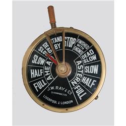 Ship’s Telegraph Wheel - Brass
