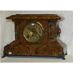 Shelf Clock - Faux Marble Finish