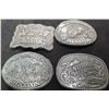 Image 2 : NFR HESSTON BELT BUCKLE LOT 1987 1988 1989 1990