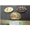 Image 1 : 3 WESTERN BELT BUCKLES