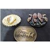 Image 2 : 3 WESTERN BELT BUCKLES