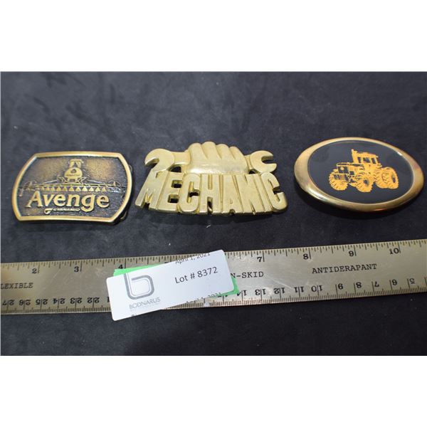 MECHANIC & FARM BELT BUCKLES