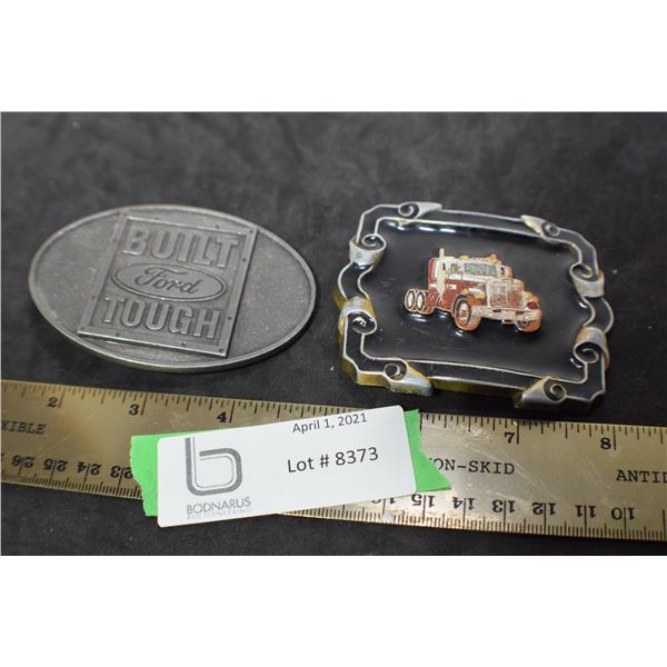 FORD & PETERBILT BELT BUCKLES