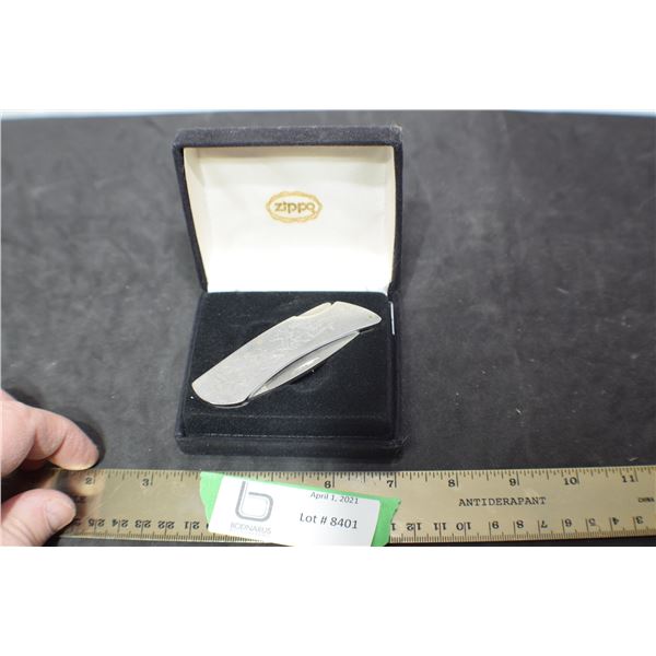 ZIPPO LIGHTER --FOLDING KNIFE