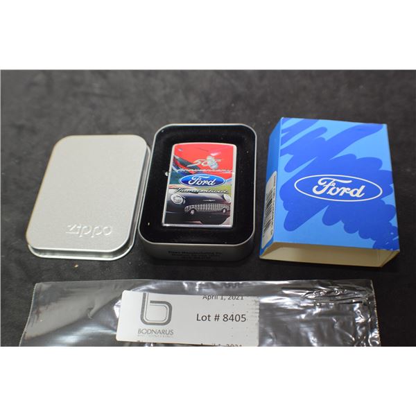 ZIPPO LIGHTER -- MIB FORD THUNDERBIRD