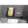 Image 1 : ZIPPO LIGHTER -- NMIB WINDPROOF BRASS