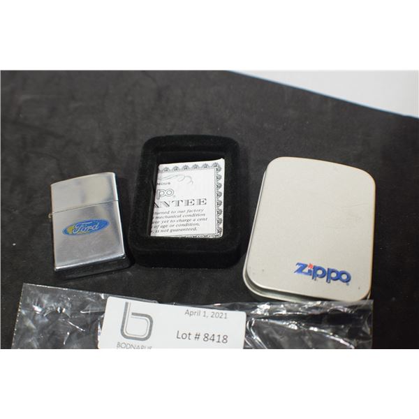 ZIPPO LIGHTER -- FORD TOUGH USED