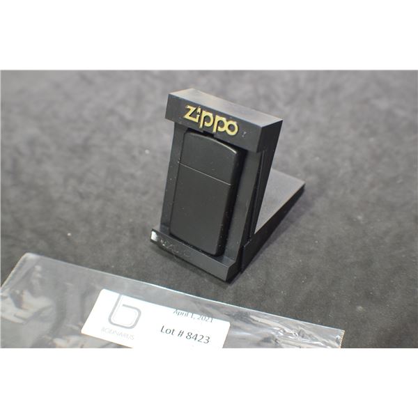 ZIPPO LIGHTER -- MIB MATTE BLACK