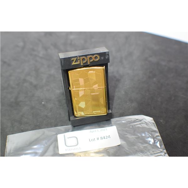 ZIPPO LIGHTER -- MIB BRASS