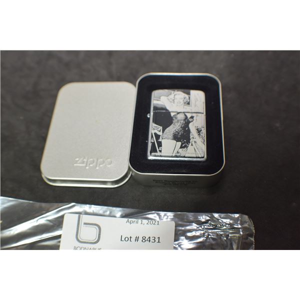 ZIPPO LIGHTER --  MARILYN MONROE MIB