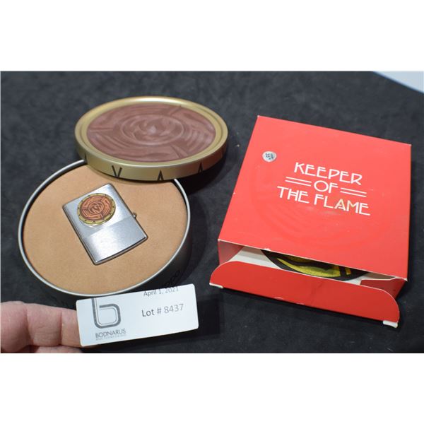 ZIPPO LIGHTER --  MIB KEEPER OF THE FLAME