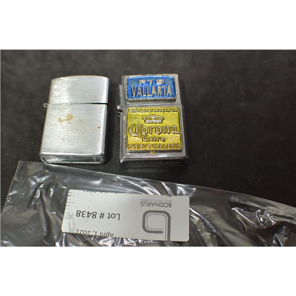 ZIPPO LIGHTER -- 2 X LOT