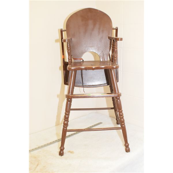 Hardwood Childs Highchair