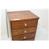 Image 1 : Oak 4 Drawer Chest (records)