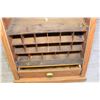 Image 2 : Oak Rolltop Railway Ticket Chest 53x26.5x17