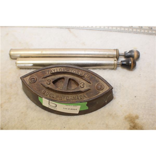Coleman Pump and Taylor SAD Iron