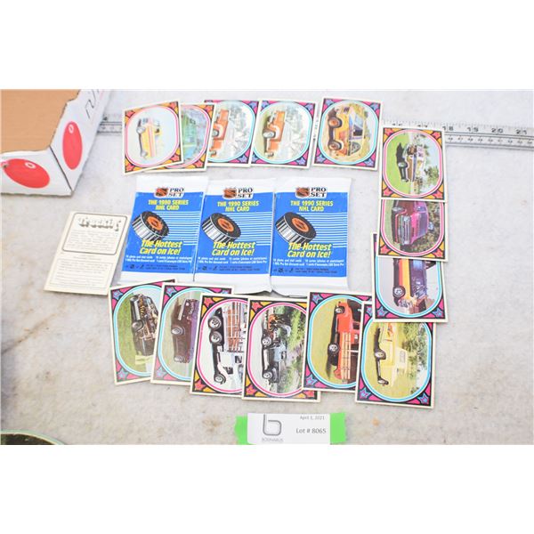 Hockey and Trucking Cards