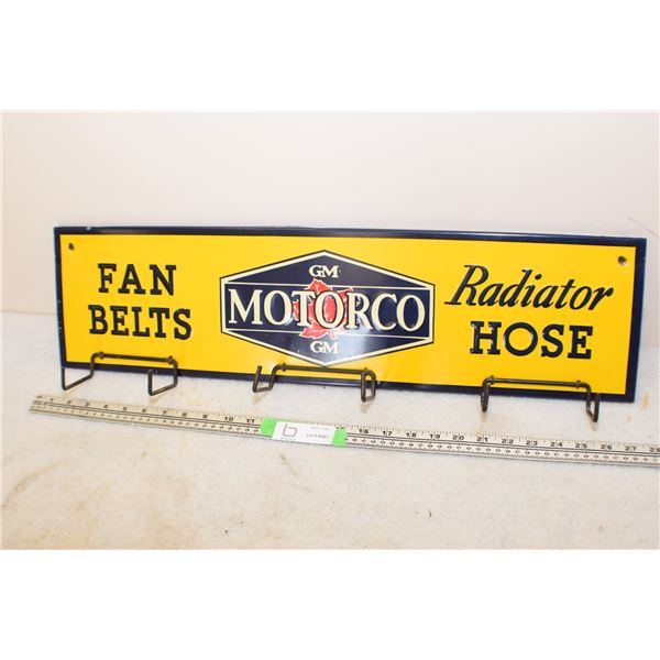 GM Canada Tin Sign Rack