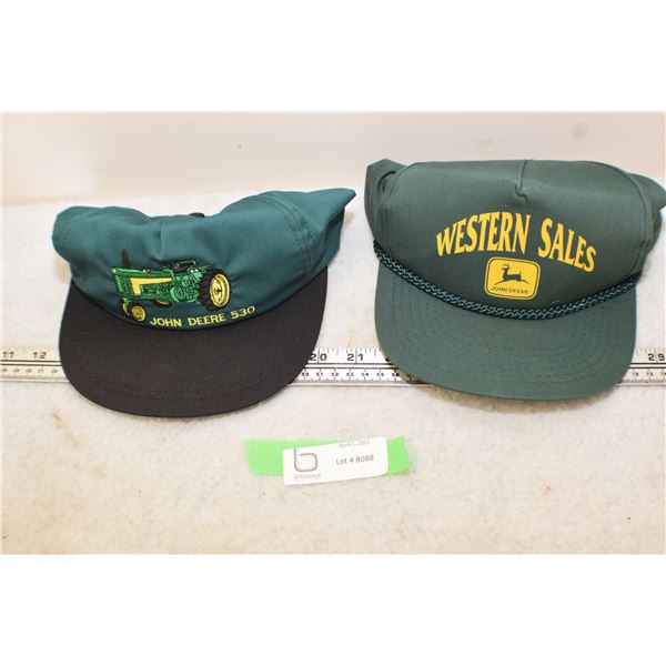 2 TIMES THE MONEY 2 John Deere Caps