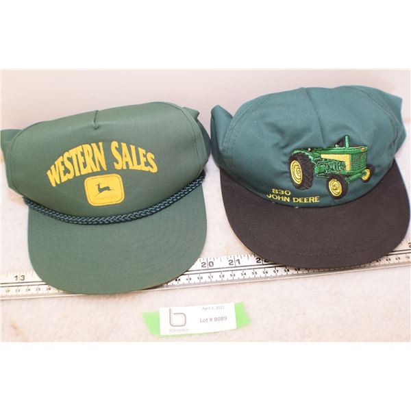 2 TIMES THE MONEY 2 John Deere Caps