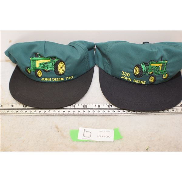 2 TIMES THE MONEY 2 John Deere Caps