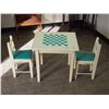 Image 1 : KIDS TABLE & TWO CHAIRS (22 L X 19 W X 21 IN TALL)