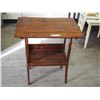 Image 1 : VINTAGE WOODEN TABLE (27 L X 19 1/2 W X 29 1/2 IN TALL)