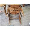 Image 5 : VINTAGE WOODEN CHAIRS (WOOVEN SEATS) (3)