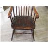 Image 3 : VINTAGE WOODEN ROCKING CHAIR